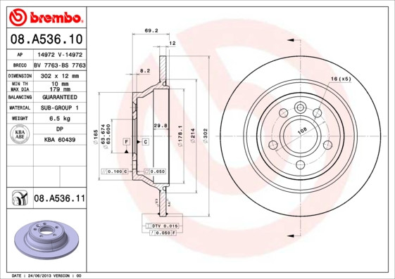 BREMBO Bremsscheibe