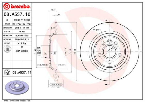 BREMBO Bremsscheibe