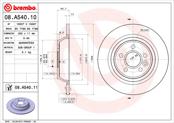 BREMBO Bremsscheibe