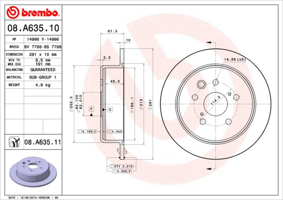 BREMBO Bremsscheibe