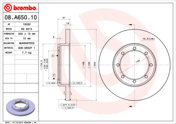 BREMBO Bremsscheibe