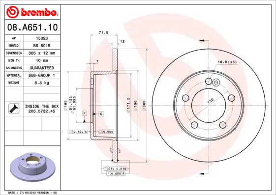BREMBO Bremsscheibe