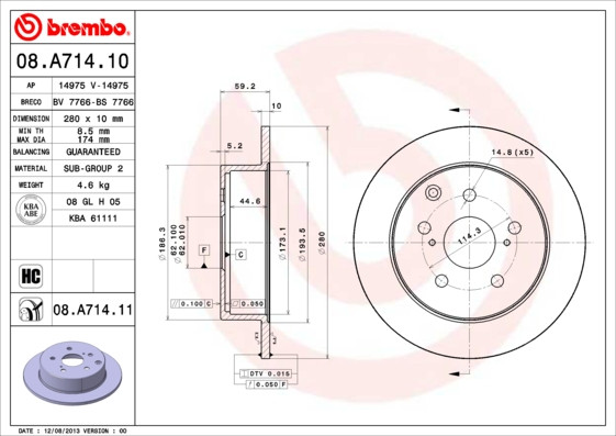 BREMBO Bremsscheibe