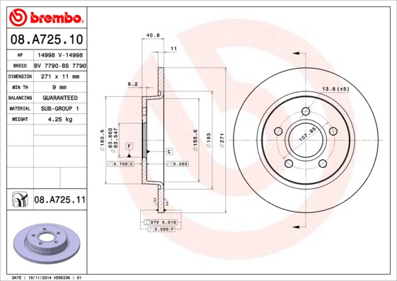 BREMBO Bremsscheibe