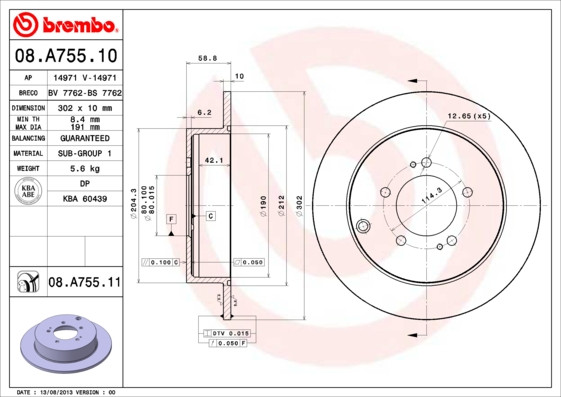 BREMBO Bremsscheibe