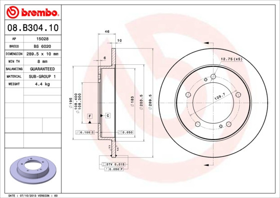 BREMBO Bremsscheibe
