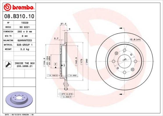 BREMBO Bremsscheibe