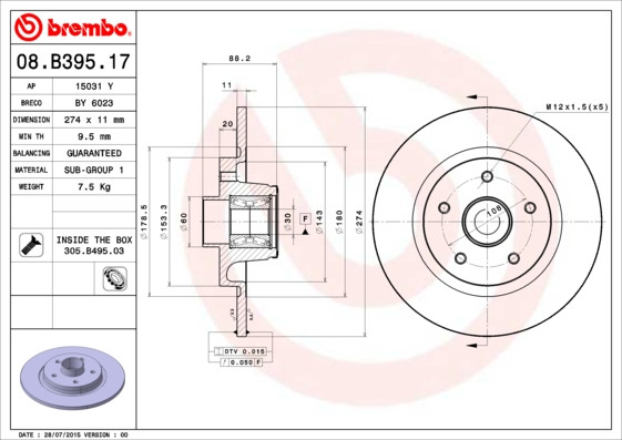 BREMBO Bremsscheibe