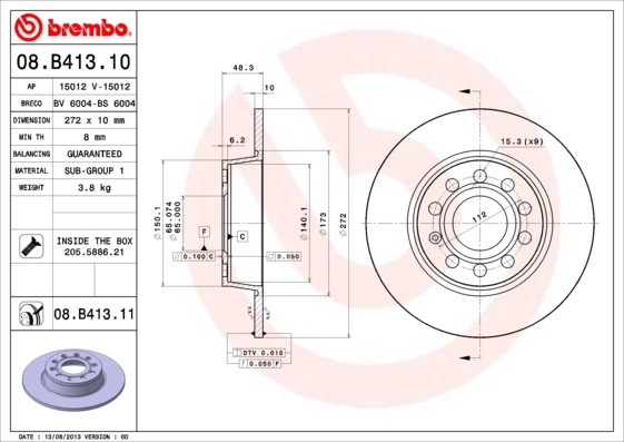 BREMBO Bremsscheibe