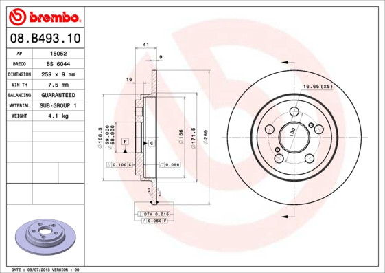 BREMBO Bremsscheibe