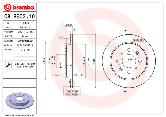 BREMBO Bremsscheibe