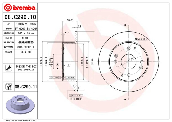 BREMBO Bremsscheibe