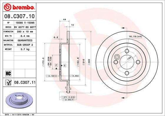 BREMBO Bremsscheibe