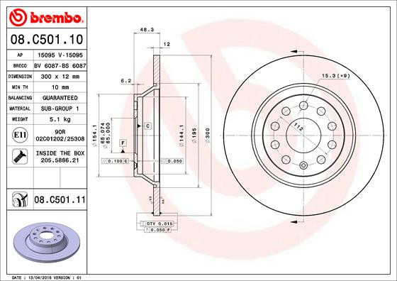 BREMBO Bremsscheibe