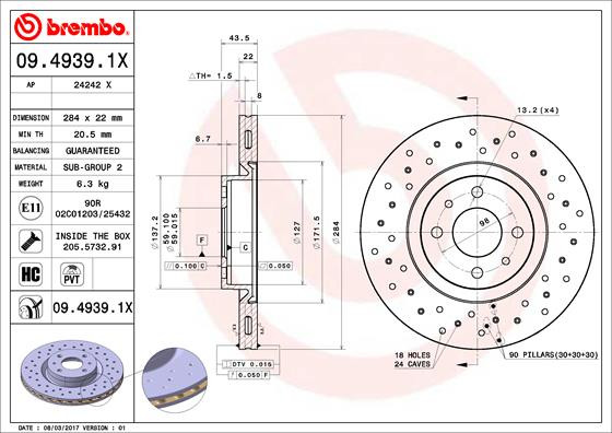 BREMBO Bremsscheibe