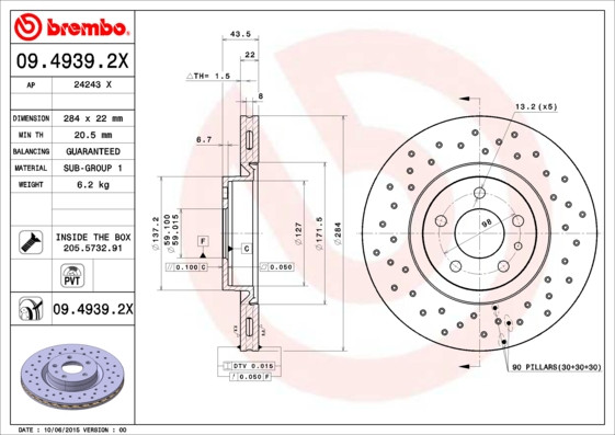 BREMBO Bremsscheibe