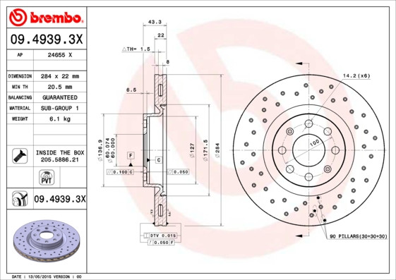 BREMBO Bremsscheibe