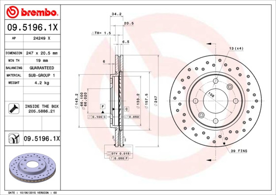 BREMBO Bremsscheibe