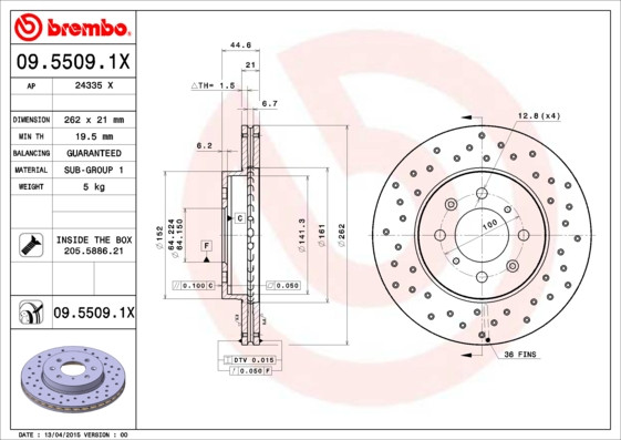 BREMBO Bremsscheibe