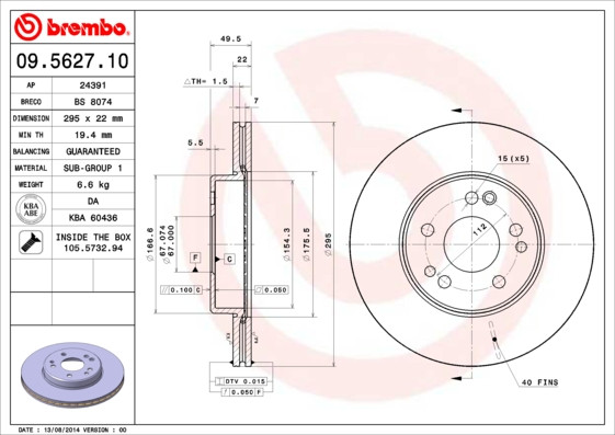 BREMBO Bremsscheibe