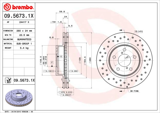 BREMBO Bremsscheibe