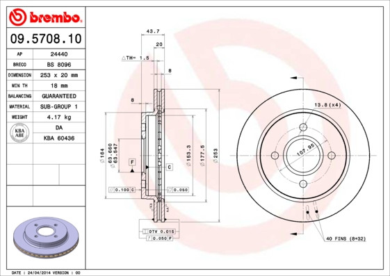 BREMBO Bremsscheibe