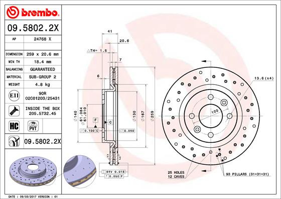 BREMBO Bremsscheibe