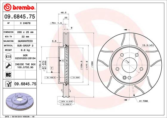BREMBO Bremsscheibe