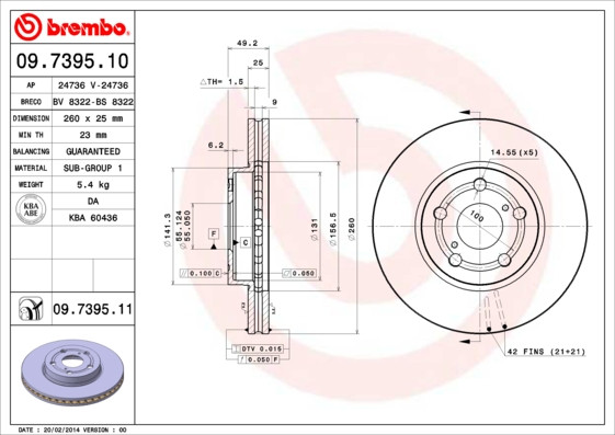 BREMBO Bremsscheibe