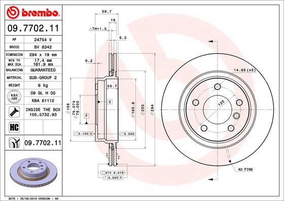 BREMBO Bremsscheibe