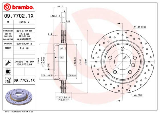 BREMBO Bremsscheibe