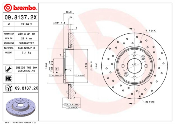 BREMBO Bremsscheibe