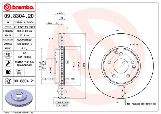 BREMBO Bremsscheibe