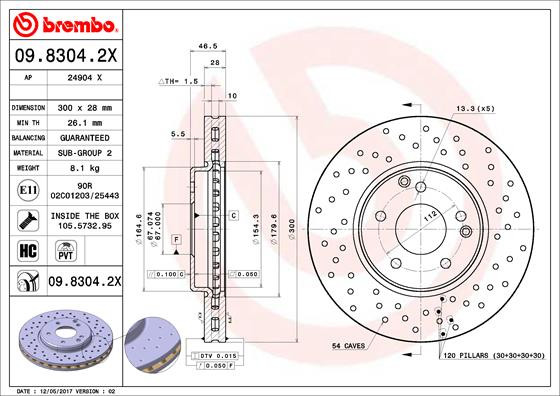 BREMBO Bremsscheibe