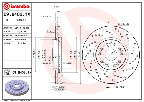 BREMBO Bremsscheibe