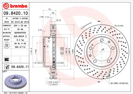 BREMBO Bremsscheibe