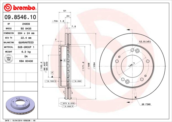 BREMBO Bremsscheibe
