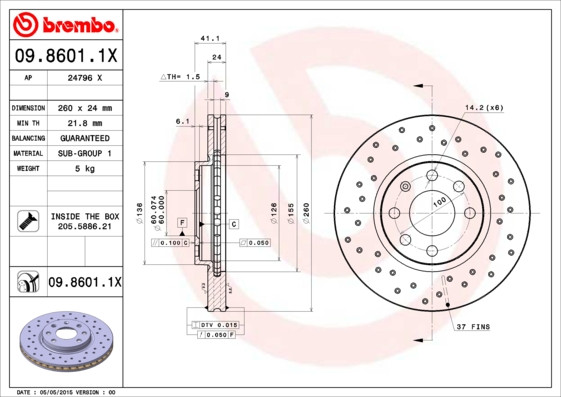BREMBO Bremsscheibe