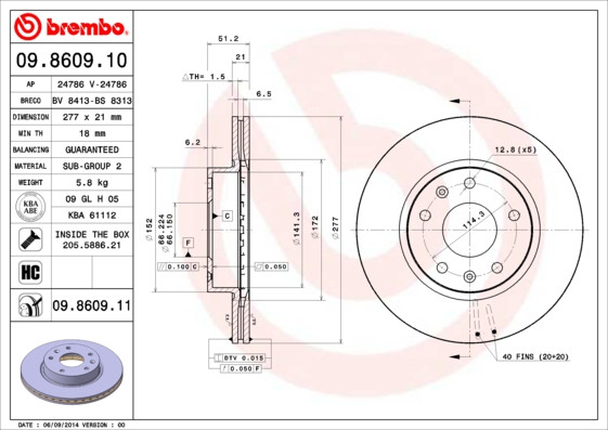 BREMBO Bremsscheibe