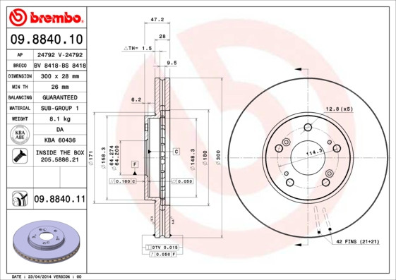 BREMBO Bremsscheibe