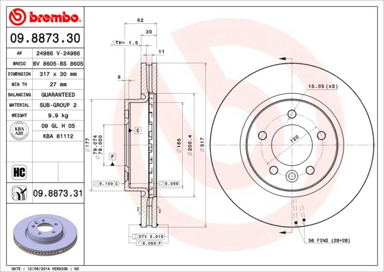 BREMBO Bremsscheibe