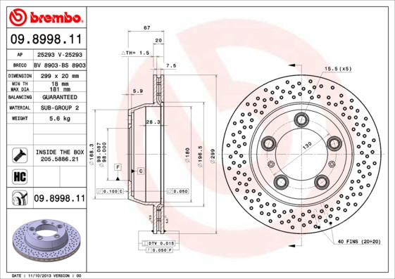 BREMBO Bremsscheibe