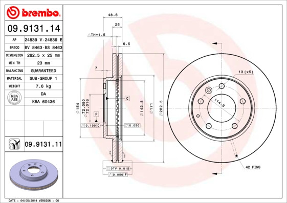 BREMBO Bremsscheibe