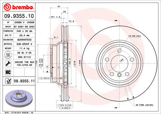 BREMBO Bremsscheibe