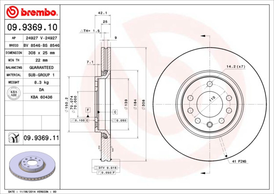 BREMBO Bremsscheibe
