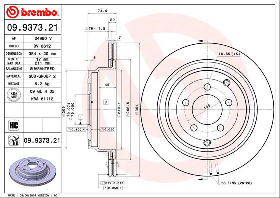 BREMBO Bremsscheibe