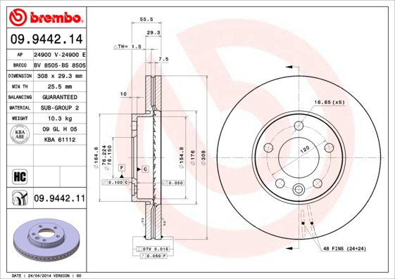 BREMBO Bremsscheibe