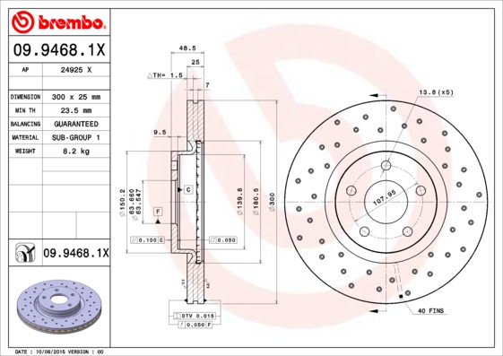 BREMBO Bremsscheibe