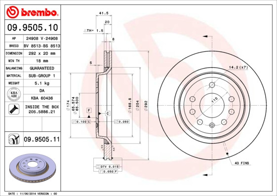 BREMBO Bremsscheibe