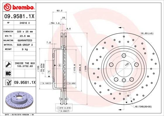 BREMBO Bremsscheibe